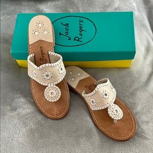 Jack Rogers Women's White Sandals